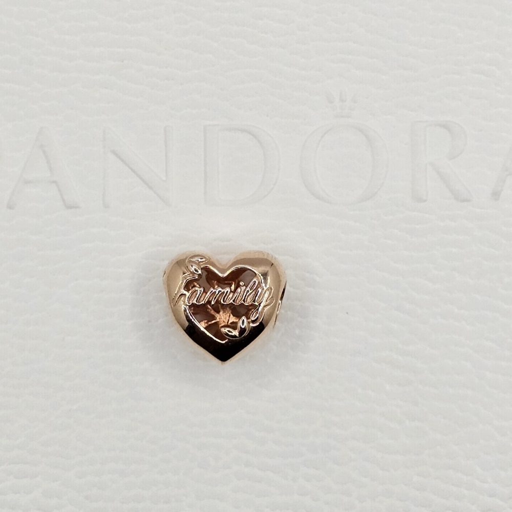 👨👩👧👦 Authentic Pandora ROSE FAMILY CHARM - Picture 11 of 11